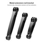 Joint Aluminum Extension Arm Grip Extenter for GoPro Hero11 Black / HERO10 Black / HERO9 Black /HERO8 / HERO7 /6 /5 /5 Session /4 Session /4 /3+ /3 /2 /1, Insta360 ONE R, DJI Osmo Action and Other Action Cameras, Length: 10.8cm - 3