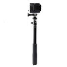 30-93cm Grip Foldable Tripod Holder Multi-functional Selfie Stick Monopod for GoPro, Insta360, DJI and Other Action Cameras, Phones - 1