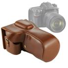 Full Body Camera PU Leather Case Bag for Nikon D7200 / D7100 / D7000 (18-200 / 18-140mm Lens) (Brown) - 1