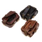 For GoPro HERO7 Black /6 /5  PU Leather Housing Case with Neck Strap & Buttons(Brown) - 6