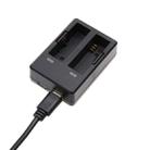 SJCAM SJ6 Dual Batteries Charger with LED Indicator Light & USB Cable - 3