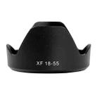 XF 18-55 Lens Hood Shade for FUJIFILM XF 18-55mm f2.8-4 R OIS / XF 14MM F2.8 lens (Black) - 1