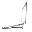 Universal Aluminum Alloy Cooling Stand Foldable Height Extender Holder for 12-17 inch PC iPad Notebook - 3
