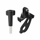 Sunnylife Action Camera Flexible Mount 360 Strap Wrap Band Mount Bike Tube Clip Holder (Black) - 2