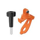 Sunnylife Action Camera Flexible Mount 360 Strap Wrap Band Mount Bike Tube Clip Holder (Orange) - 2