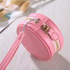 Full Body Camera Zipper PU Leather Case Bag with Hand Strap for Casio TR-M10 / TRM MINI (Pink) - 4