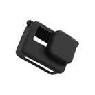 For Insta360 Ace Body Silicone Protective Case with Lens Cap (Black) - 1