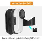 For Insta360 GO3 / GO 3S Sunnylife Baseball Hat Clip Mount Baseball Cap Clamp Quick Release Mount Camera POV Vlog Holder (Black) - 2