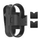 For Insta360 GO3 / GO 3S Sunnylife 360 Degree Rotation Backpack Clip Action Camera Clamp Mount (Black) - 1
