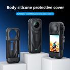 For Insta360 X5 Camera Body Cover Silicone Case with Lens Cover (Black) - 3