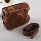 Full Body Camera PU Leather Case Bag with Strap for Canon G16 (Brown) - 1