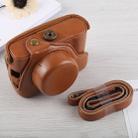 Full Body Camera PU Leather Case Bag with Strap for Fujifilm X100F (Brown) - 1