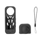 For Insta360 X5 STARTRC Silicone Heat Dissipation Protective Cover with Lens Cover (Black) - 2