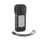 For Insta360 X5 STARTRC Silicone Heat Dissipation Protective Cover with Lens Cover (Black) - 3