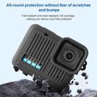 For GoPro HERO 2024 Silicone Protective Case Side Interface Cover with Wrist Strap & Lens Cover (Black) - 2