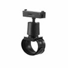 For Insta360 GO 3S / GO 3 STARTRC Silicone Wristband Snap Ring Quick Release Fixed Adapter Mount (Black) - 2