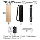 BEXIN TA255-BS30 Portable Collapsible Aluminum Alloy Camera Tripod with Head (Black) - 4