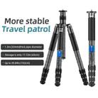 BEXIN W-334C Portable DSLR Camera 2 in 1 Carbon Fiber Tripod Detachable Monopod (Black) - 3