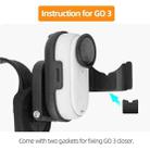 For Insta360 GO 3S / GO 3 Sunnylife Camera Strap Magnetic Mount Drone Mount Silicone Wristband Backpack Stripe (Black) - 4