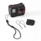 For Insta360 Ace Pro 2 STARTRC Body Silicone Case with Lens Cap & Lanyard (Black) - 1