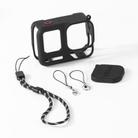 For Insta360 Ace Pro 2 STARTRC Body Silicone Case with Lens Cap & Lanyard (Black) - 2