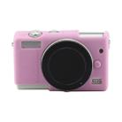 Soft Silicone Protective Case for Canon M100 (Pink) - 1