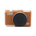 Soft Silicone Protective Case for Canon M100 (Brown) - 1