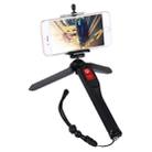 Letspro LY-11 3 in 1 Handheld Tripod Self-portrait Monopod Extendable Selfie Stick with Remote Shutter for Smartphones, Digital Cameras, GoPro Sports Cameras - 2