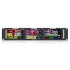 FEELWORLD T51 PLUS-H Triple 5.5 inch 2RU Rackmount Monitor Full HD 4K HDMI SDI AV Monitor (EU Plug) - 1