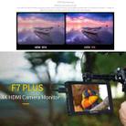 FEELWORLD F7 PLUS 7 inch DSLR Camera Field Monitor Touch Screen 4K HDMI High Brightness 1200nit Monitor (Black) - 7