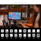 FEELWORLD P6X 5.5 inch Aluminium DSLR Camera Field Monitor Touch Screen 4K HDMI High Brightness 1000nit Monitor (Black) - 5