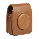 Vintage PU Leather Camera Case Protective bag for FUJIFILM Instax SQUARE SQ10 Camera, with Adjustable Shoulder Strap(Brown) - 1