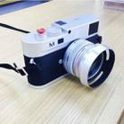 For Leica M Non-Working Fake Dummy DSLR Camera Model Photo Studio Props, Hood Lens(Silver) - 1