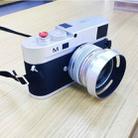 For Leica M Non-Working Fake Dummy DSLR Camera Model Photo Studio Props, Hood Lens(Silver) - 2