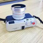 For Leica M Non-Working Fake Dummy DSLR Camera Model Photo Studio Props, Hood Lens(Silver) - 5