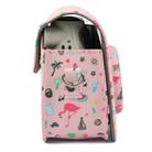 Pink Flamingo Pattern PU Leather Protective Camera Case Bag For FUJIFILM Instax Mini 7S / 7C Camera - 4