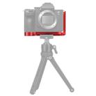 Camera Handle Quick Release L Plate for Sony A7III / A9 (Red) - 1
