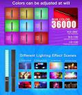LUXCeO P6 RGB Colorful Photo LED Stick Video Light Handheld APP Control Full Color LED Fill Light (Black) - 4