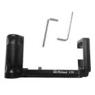 FITTEST X-T20 Vertical Shoot Quick Release L Plate Bracket Base Holder for FUJI X-T20 / X-T10 (Black) - 4