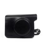 Vintage PU Leather Case Bag for Polaroid W300 Camera, with Adjustable Shoulder Strap (Black) - 1