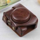 Full Body Camera PU Leather Case Bag for Sony ZV-1(Coffee) - 1