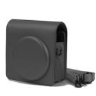 Pearly Lustre PU Leather Case Bag for FUJIFILM Instax SQUARE SQ6 Camera, with Adjustable Shoulder Strap(Black) - 1