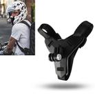 Helmet Belt Mount for GoPro Hero12 Black / Hero11 /10 /9 /8 /7 /6 /5, Insta360 Ace / Ace Pro, DJI Osmo Action 4 and Other Action Cameras(Black) - 1