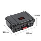 For Insta360 X5 STARTRC Waterproof Dual-layer Suitcase Storage Box (Black) - 3