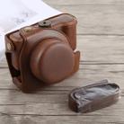 Full Body Camera PU Leather Case Bag with Strap for Panasonic LUMIX LX100(Coffee) - 1