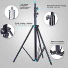 TRIOPO 2.8m Height Professional Photography Metal Lighting Stand Holder for Studio Flash Light - 5