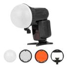 TRIOPO TR-08 Flash Speedlite Honeycomb Magnet Fixing Softbox Kits with 4 x Magnetic Color Filters - 4