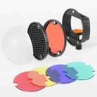TRIOPO TR-08 Flash Speedlite Honeycomb Magnet Fixing Softbox Kits with 4 x Magnetic Color Filters - 6
