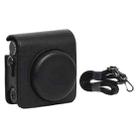 For Fujifilm Instax mini 99 Full Body Camera PU Leather Case Bag with Strap (Black) - 1