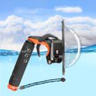 Shutter Trigger + Dome Port Lens Transparent Cover + Floating Hand Grip Diving Buoyancy Stick with Adjustable Anti-lost Strap & Screw & Wrench for GoPro HERO7 /6 /5 - 1